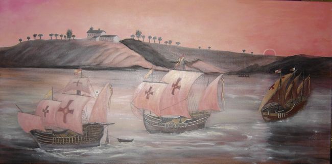 Les 3 caravelles de C. Colomb.JPG
